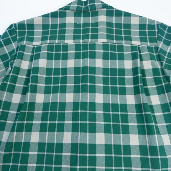 EUC $595 MM6 Maison Margiela Oversized Green Check Boxy Top IT 40 US 4 - Picture 7 of 8